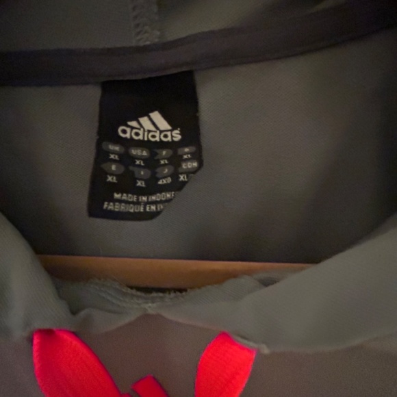 Adidas Gray Men’s Training Hoodie - Picture 2 of 3